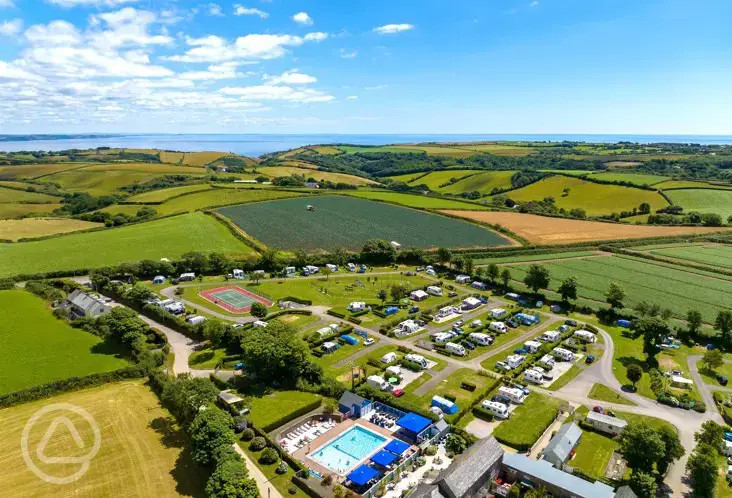 Tregarton Camping & Caravan Park Mevagissey, Cornwall